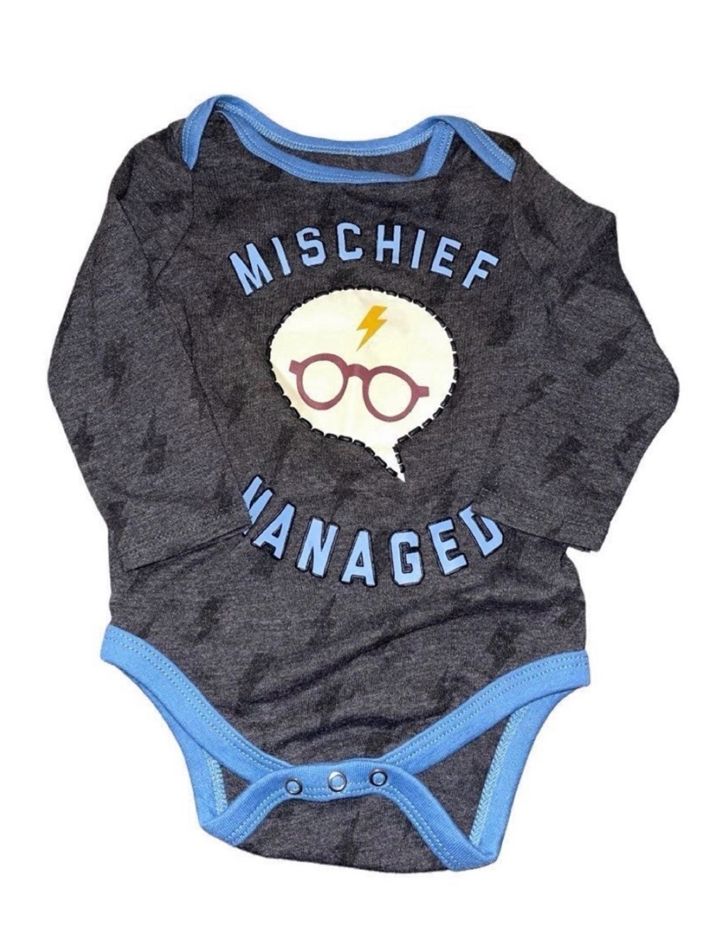 Harry Potter Mischief Managed Onesie